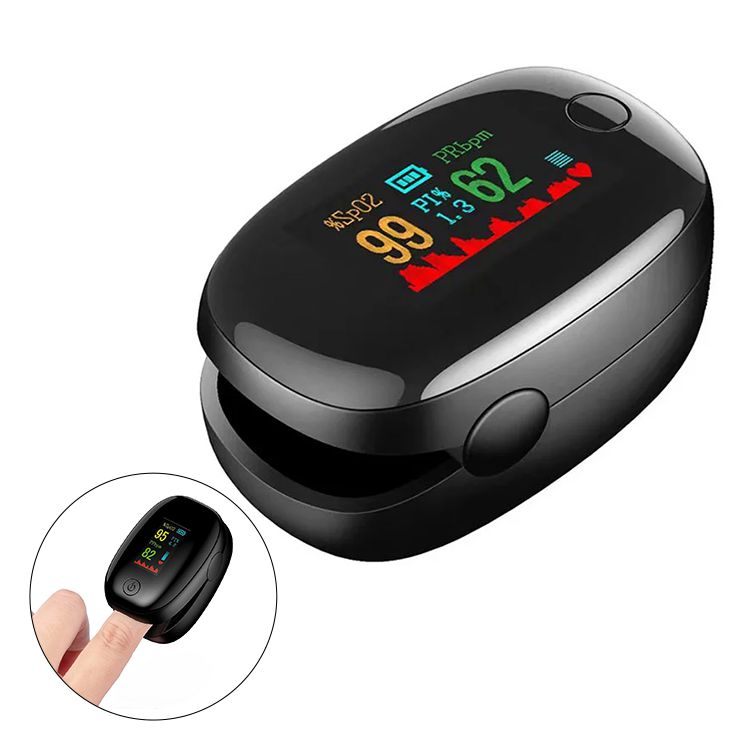 Bærbar Højpræcisions Ikke-Invasiv Oximeter - Digital Fingerpuls