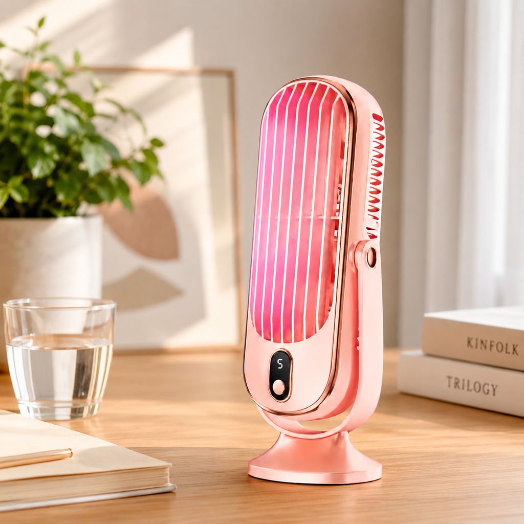 Portable Fan Series Battery-Operated Handheld Fan With USB Rechargeable For Home Travel