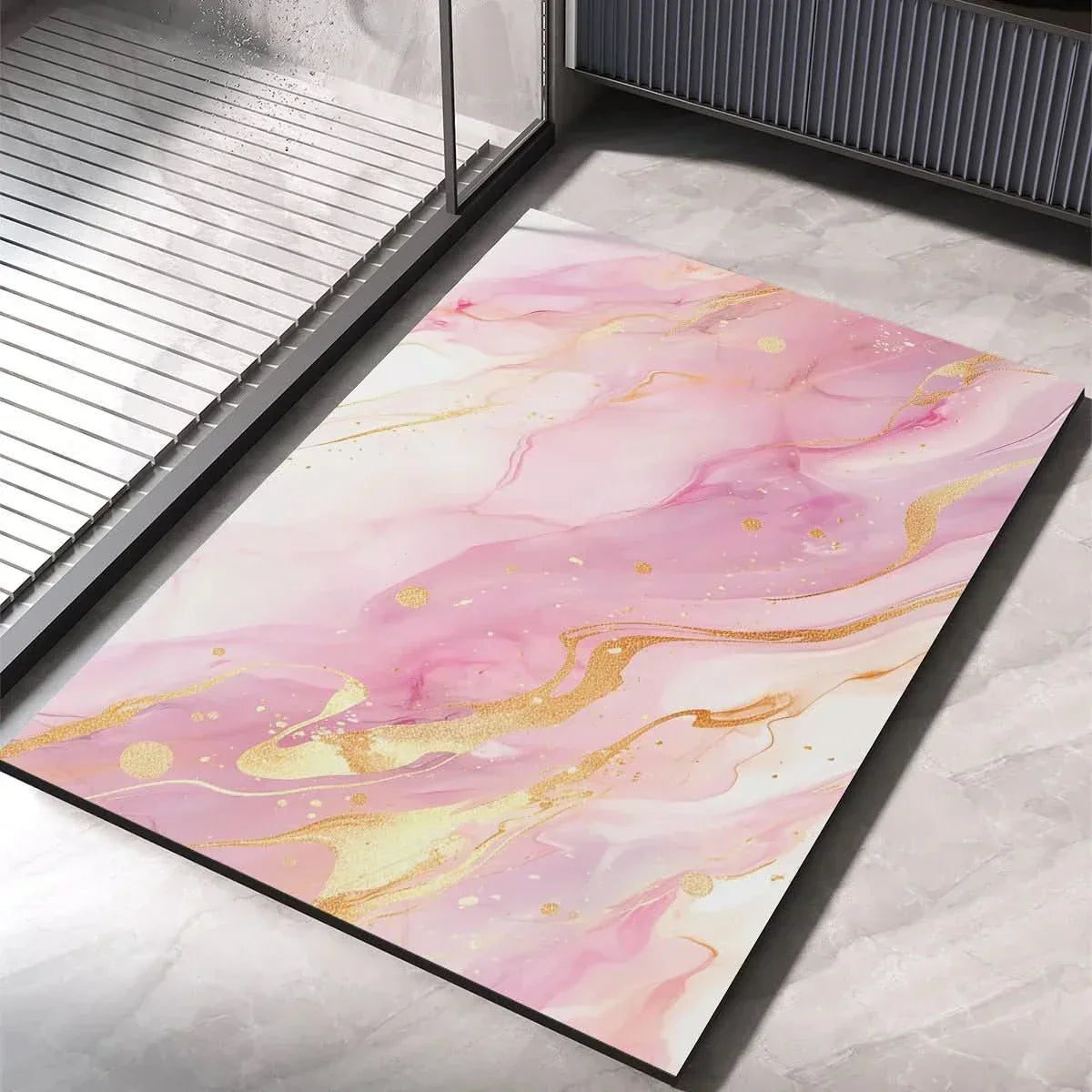 AquaGuard Diatom Mud Bath Mat Premium Absorbent Non Slip for Bathrooms