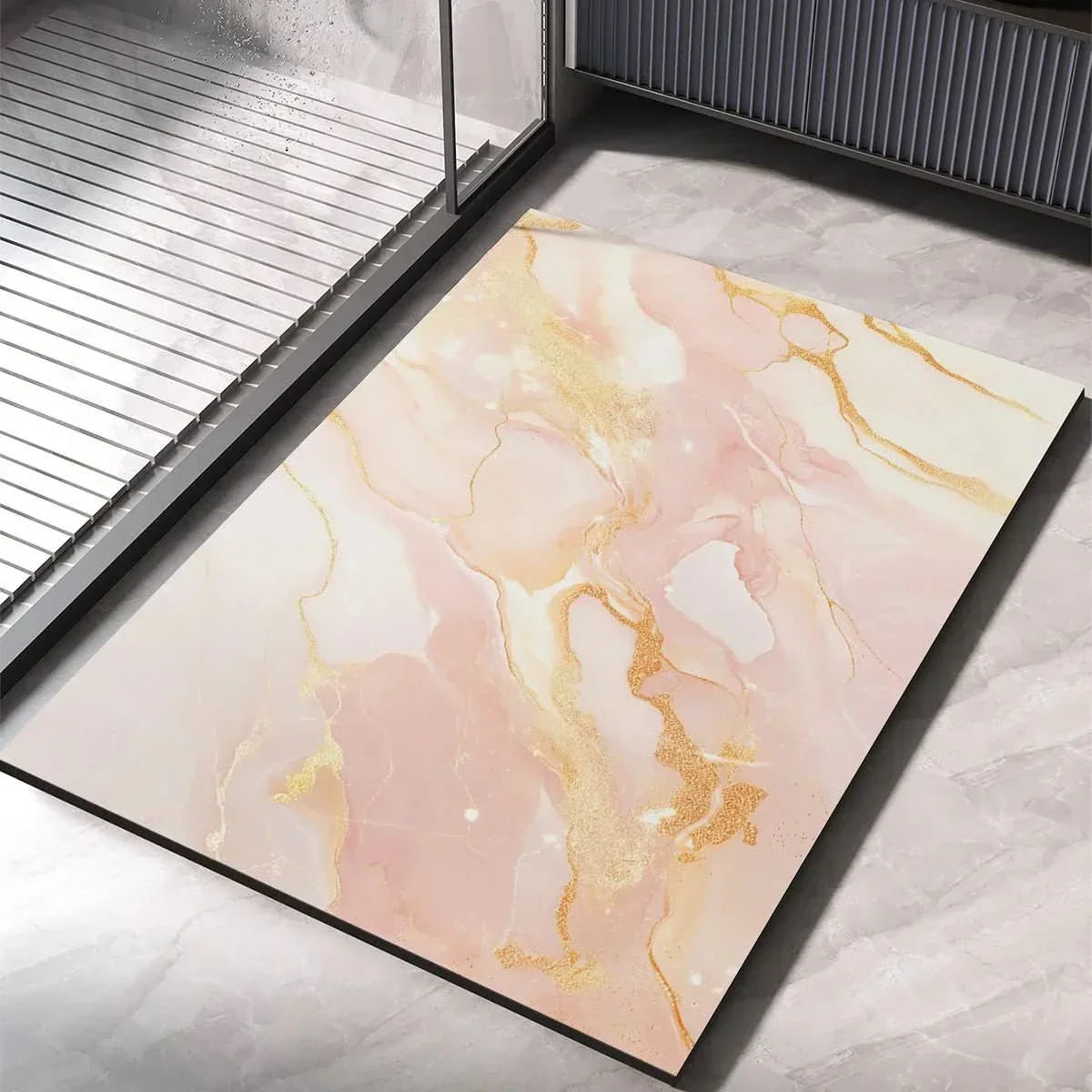 AquaGuard Diatom Mud Bath Mat Premium Absorbent Non Slip for Bathrooms