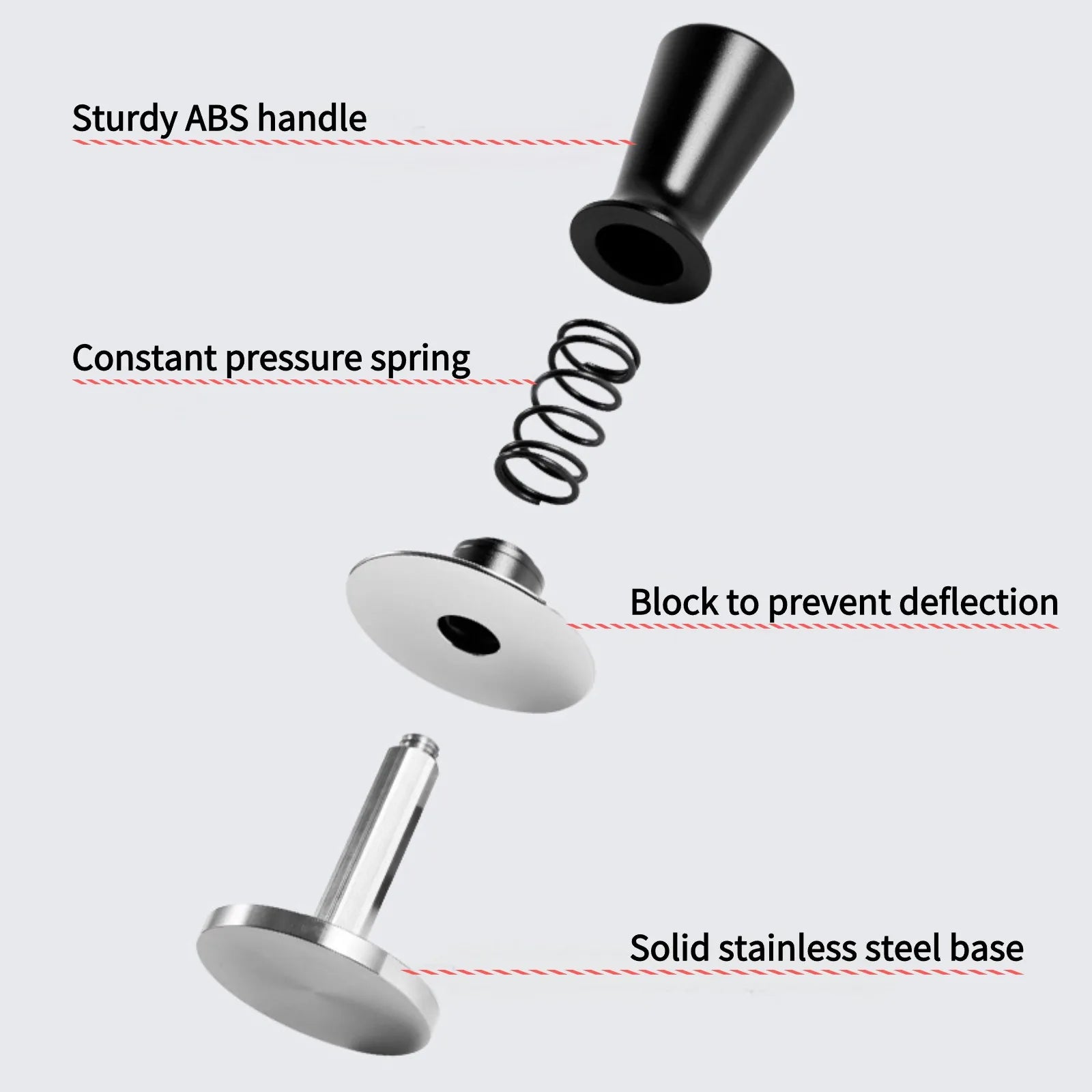 Asteris Espresso Tamper for jevn pressing og balansert ekstraksjon for hjemmebaristaer