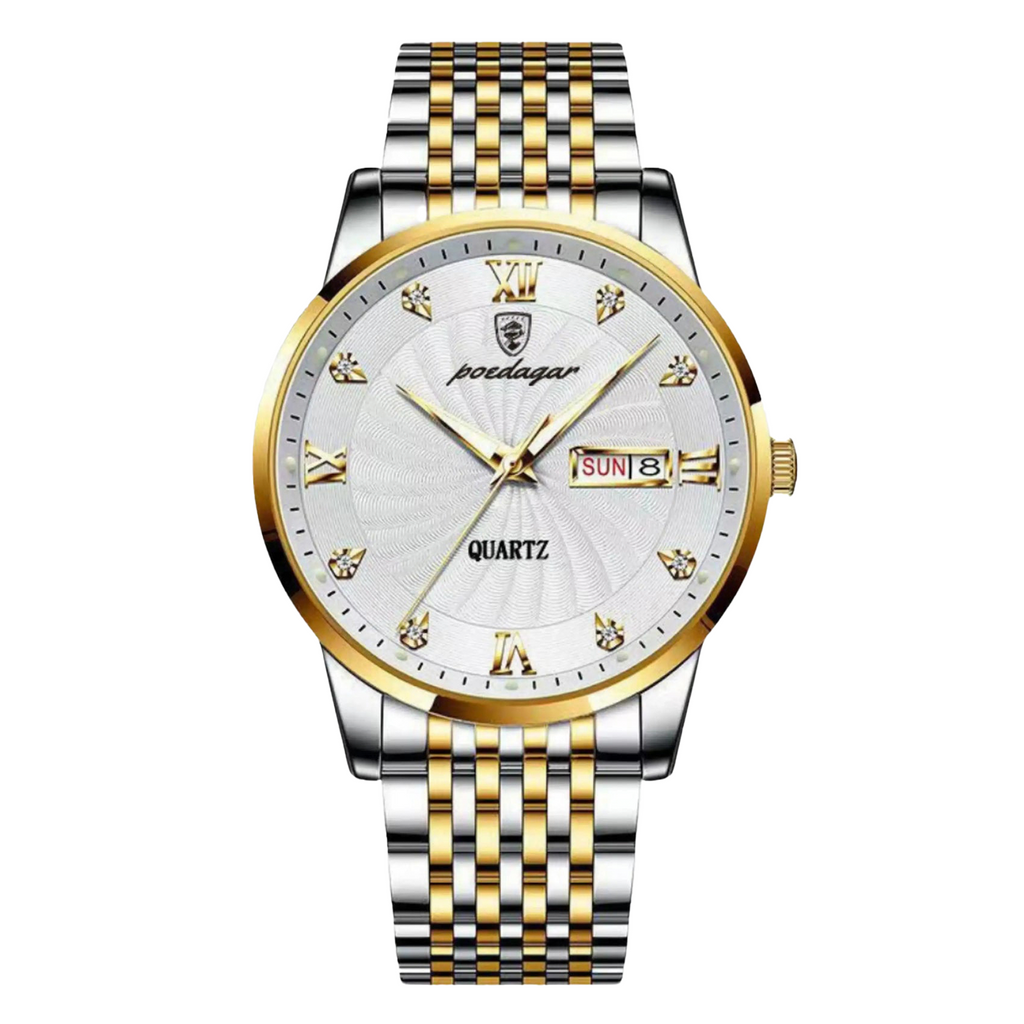 Benzin 40mm Kuvars Saat 316L Paslanmaz Çelik Kasa 3 ATM