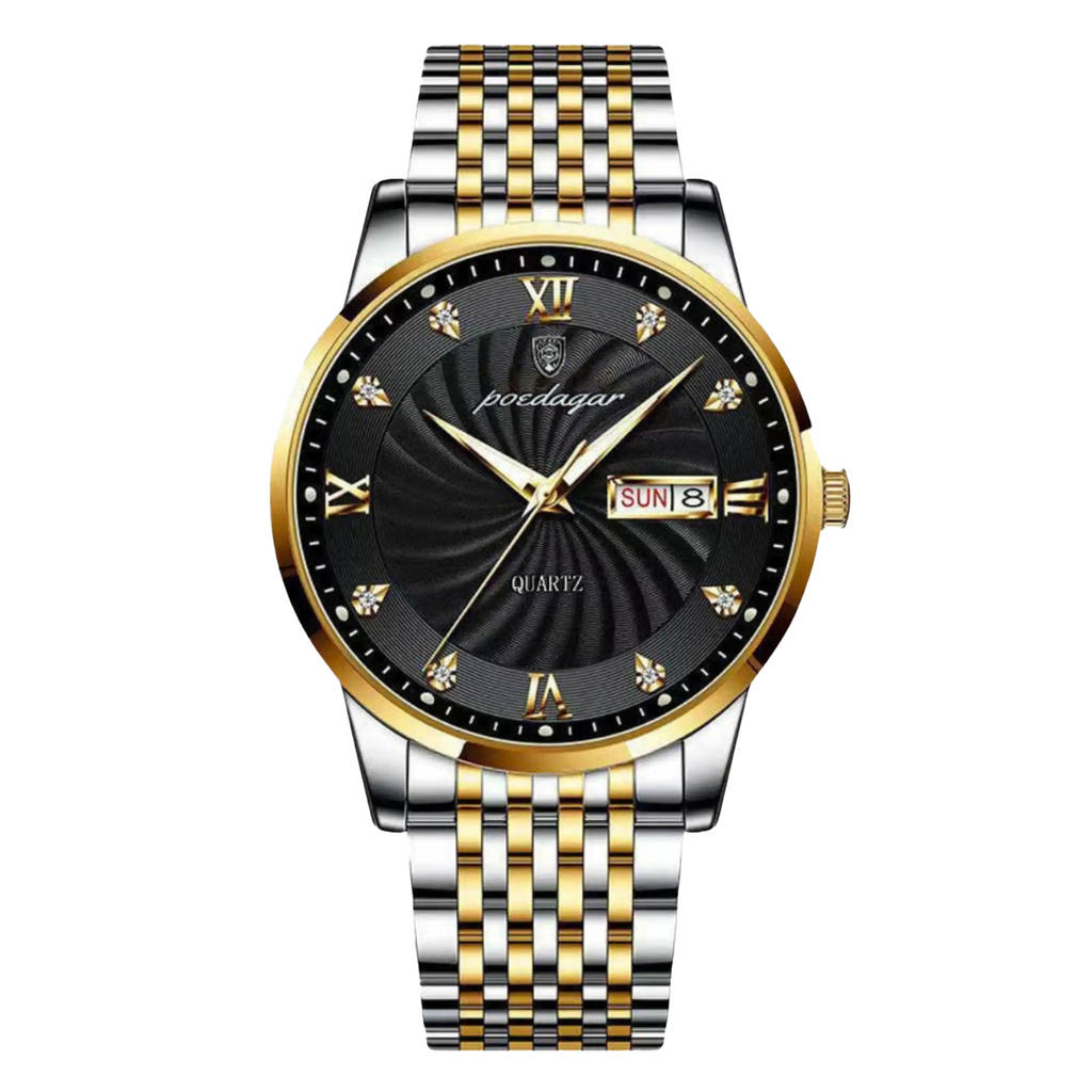 Benzin 40mm Kuvars Saat 316L Paslanmaz Çelik Kasa 3 ATM