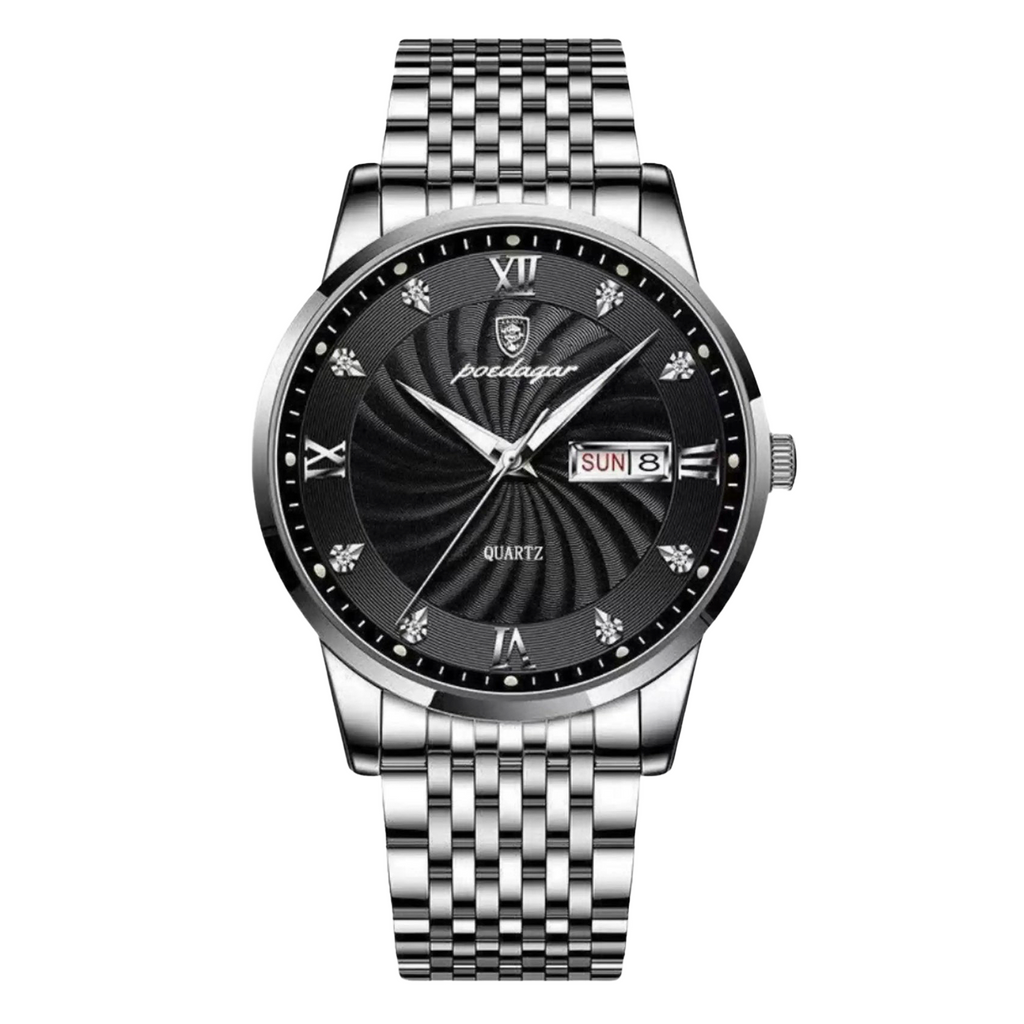 Benzin 40mm Kuvars Saat 316L Paslanmaz Çelik Kasa 3 ATM