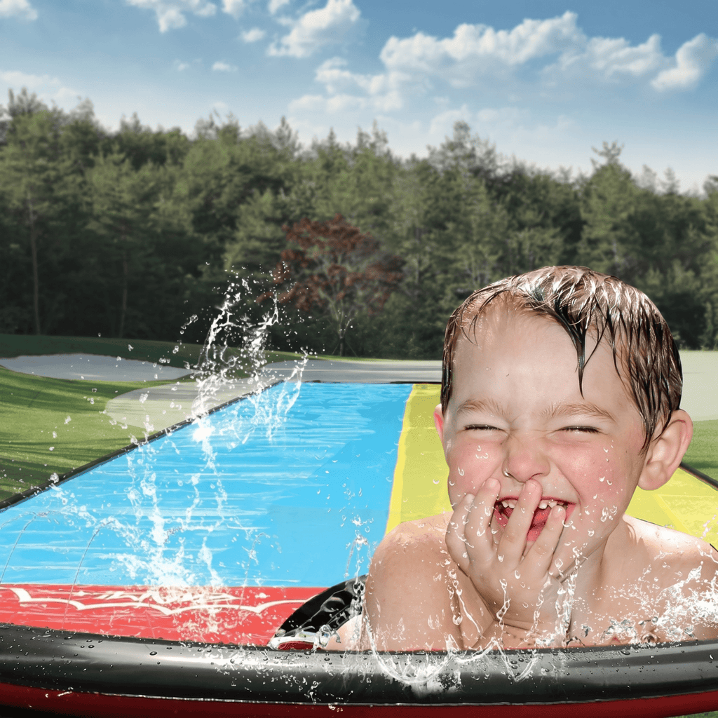Backyard Inflatable Water Slide For Wet Summer Fun