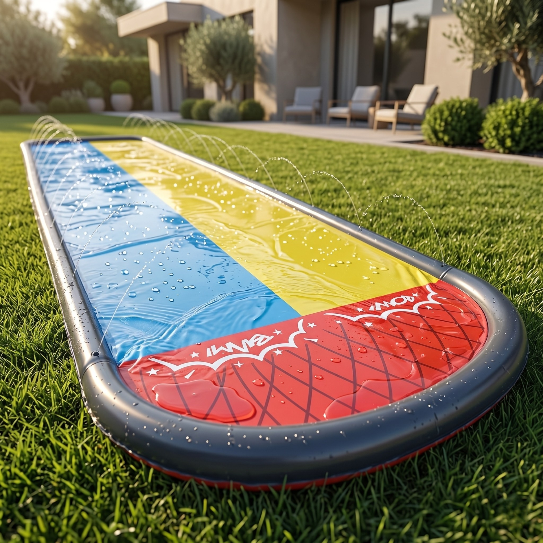 Backyard Inflatable Water Slide For Wet Summer Fun