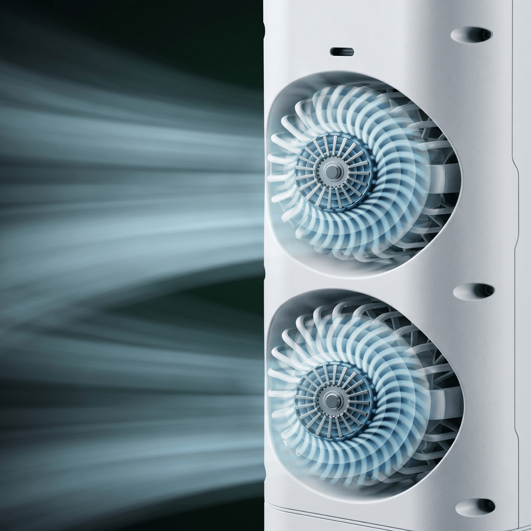 Přenosný stolní ventilátor Tenax s mlžením pro osobní ochlazení u stolu