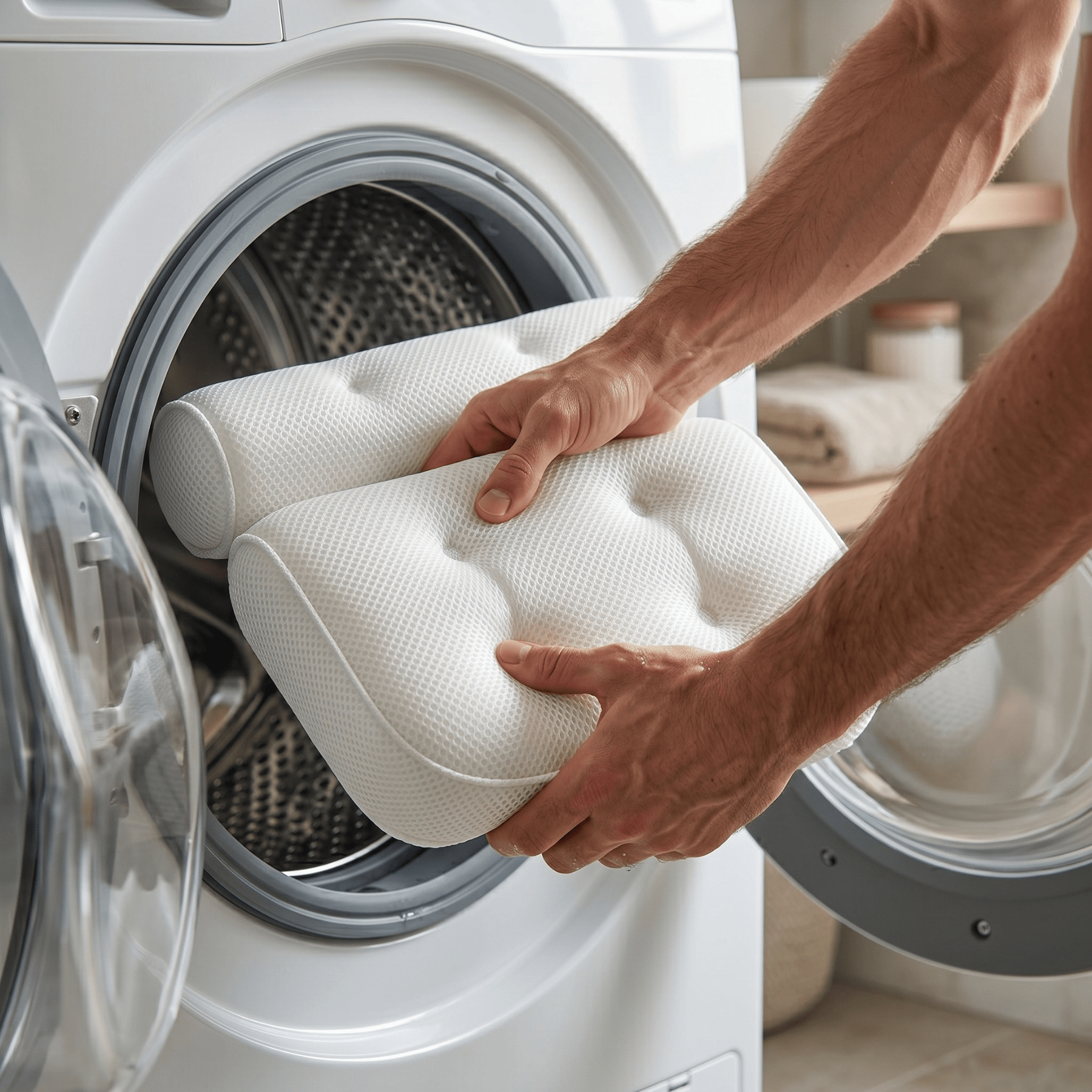 Compagnien Baş, Boyun ve Üst Sırt İçin Vakumlu Ergonomik Küvet Yastığı