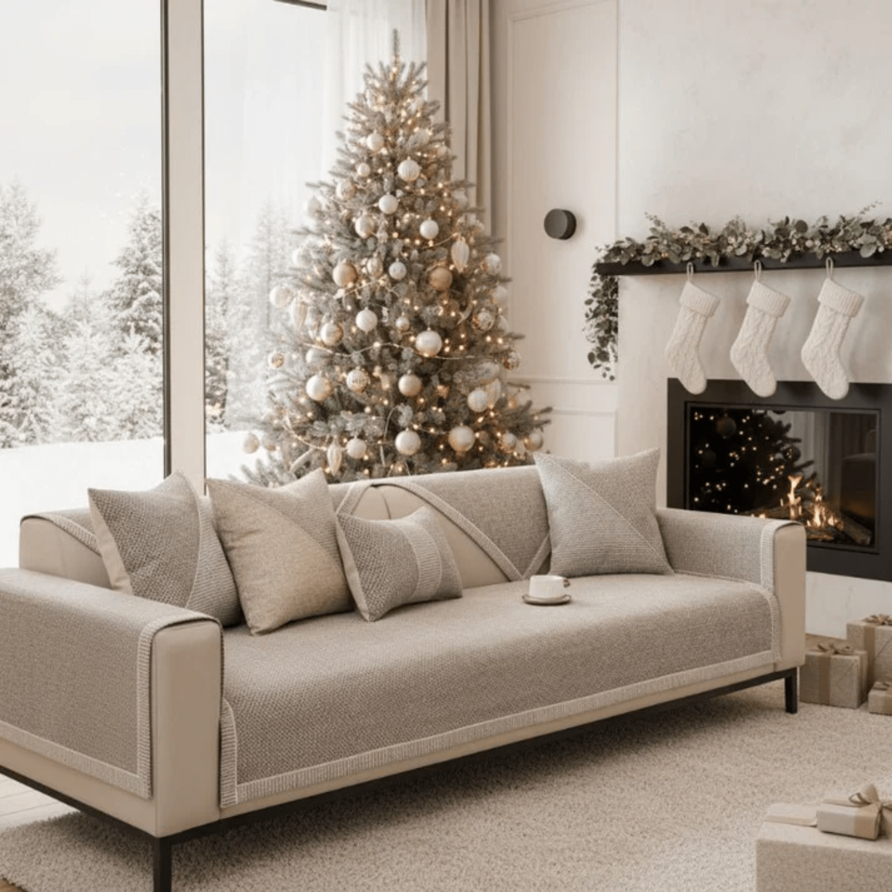 Compagnien Sofa Cover Non-Slip For Everyday Home Use Protection