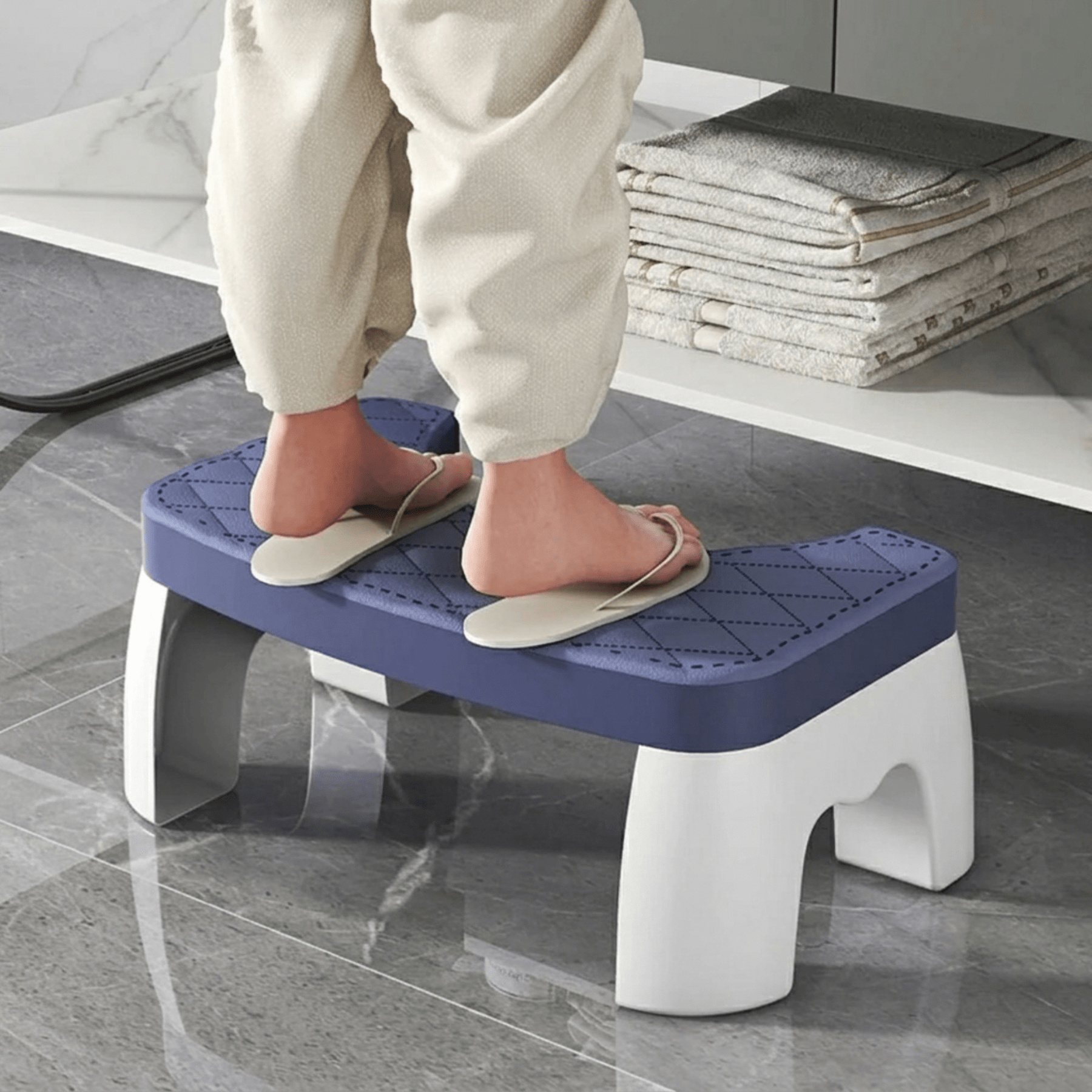 Stołek toaletowy Compagnien Compact do naturalnej pozycji kucającej
