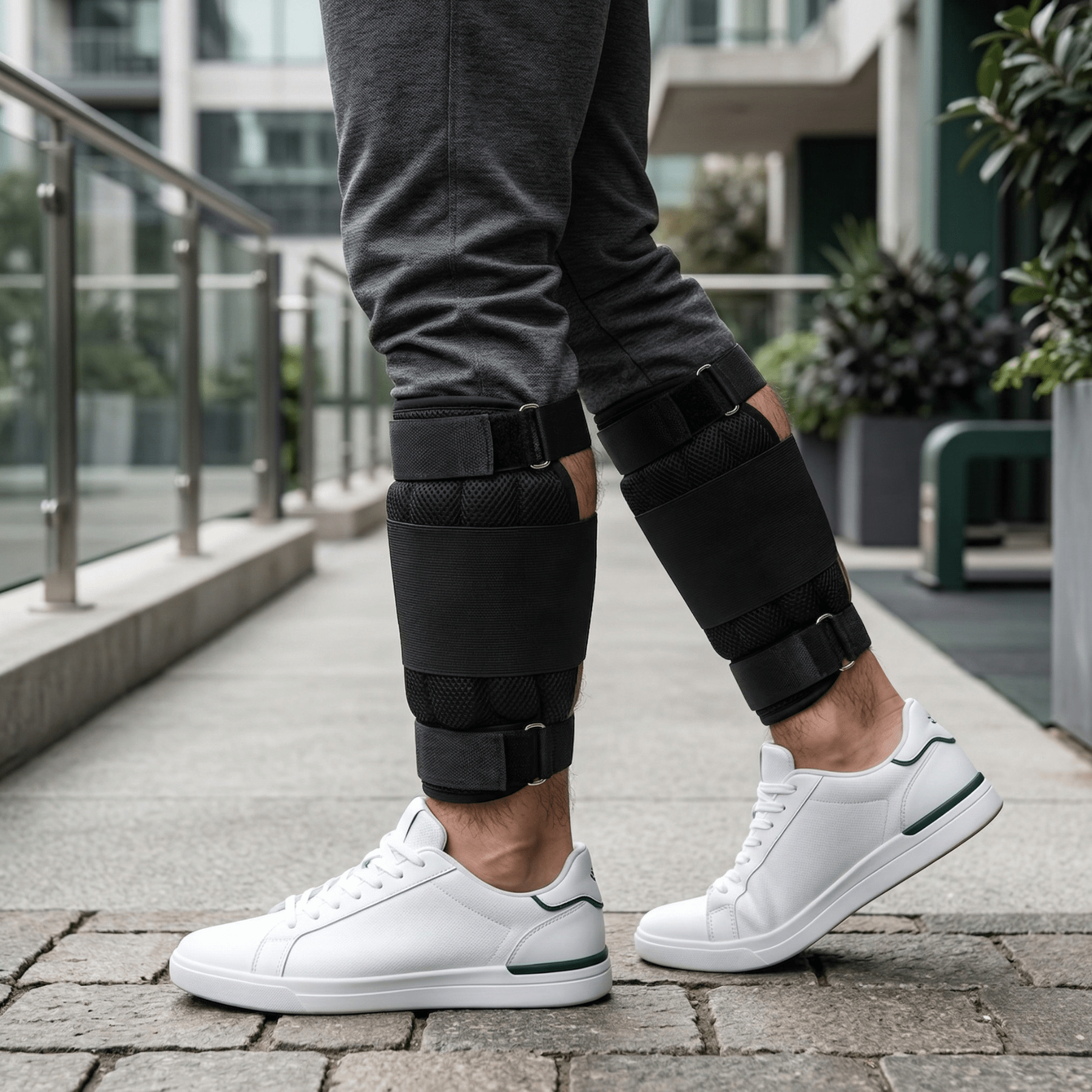 Compagnien Adjustable Ankle Weight Wrap For Leg Workouts And Resistance Training