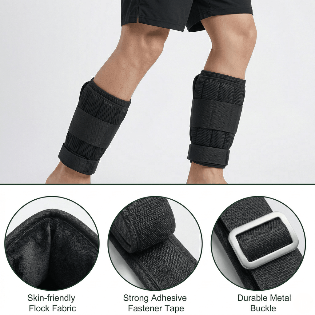 Compagnien Adjustable Ankle Weight Wrap For Leg Workouts And Resistance Training