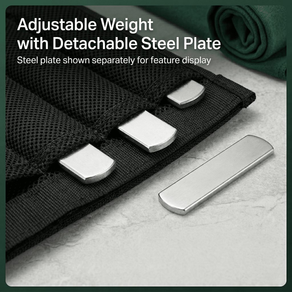 Compagnien Adjustable Ankle Weight Wrap For Leg Workouts And Resistance Training
