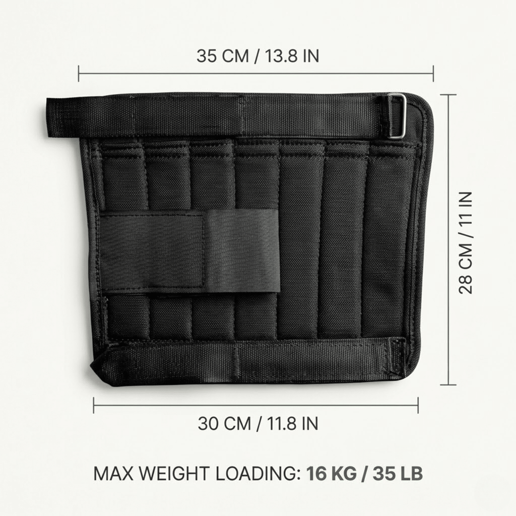 Compagnien Adjustable Ankle Weight Wrap For Leg Workouts And Resistance Training