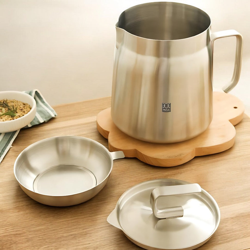 NexChef Oil Strainer & Frying Pot with Filter for Crisp Fry