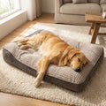 Schaumstoff-Hundebett mit hohem Rand und rutschfester Unterseite