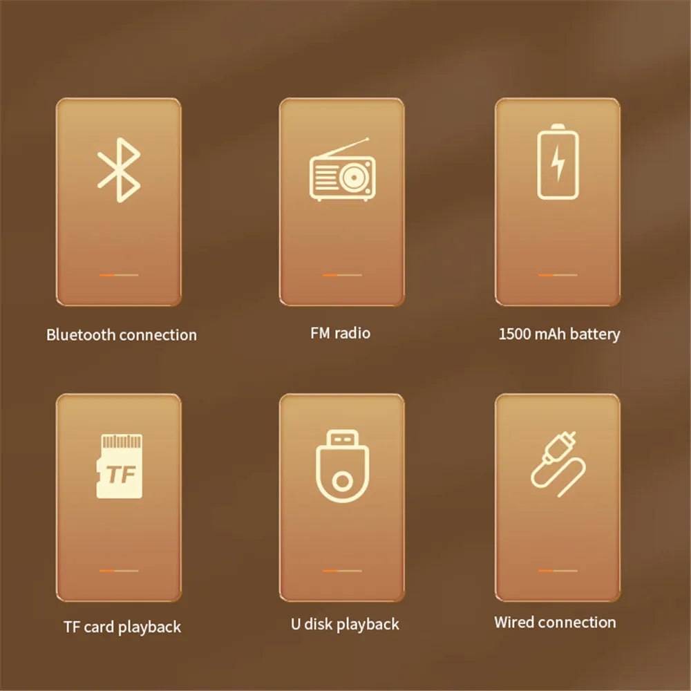 RetroGroove Bluetooth Radyo