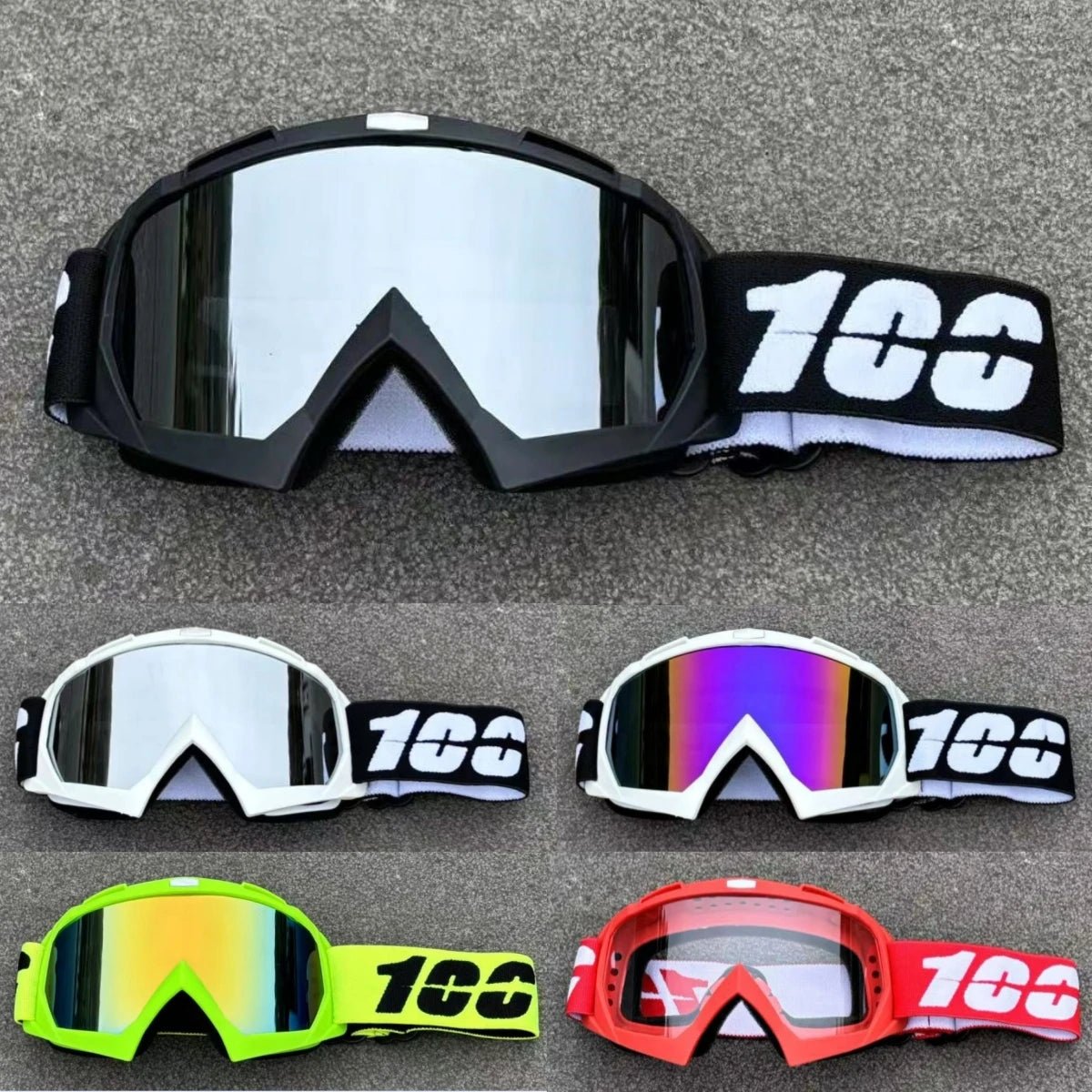 VelocityGaze Motocross- und MTB-Sonnenbrille für Herren mit UV400 und leichten Gläsern
