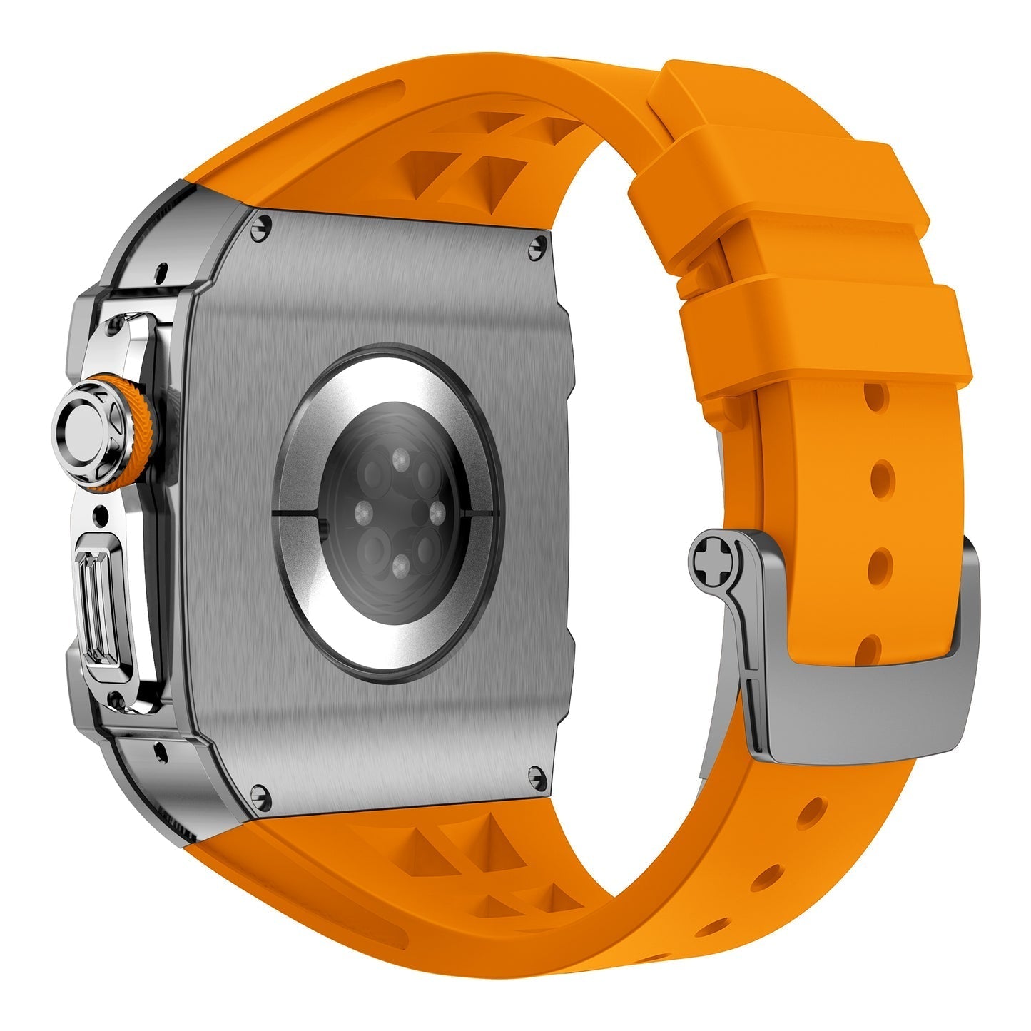 Apple Watch Ultra RM7015 Silver Vanguard pouzdro z nerezové oceli