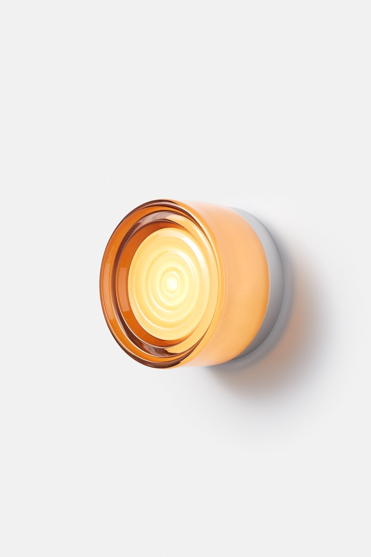 TML Ripple Modern Wall Sconce – IP65 Rated, Tempered Glass Shade, Indoor Wall Light with Touch Switch (E14 Bulb Included)