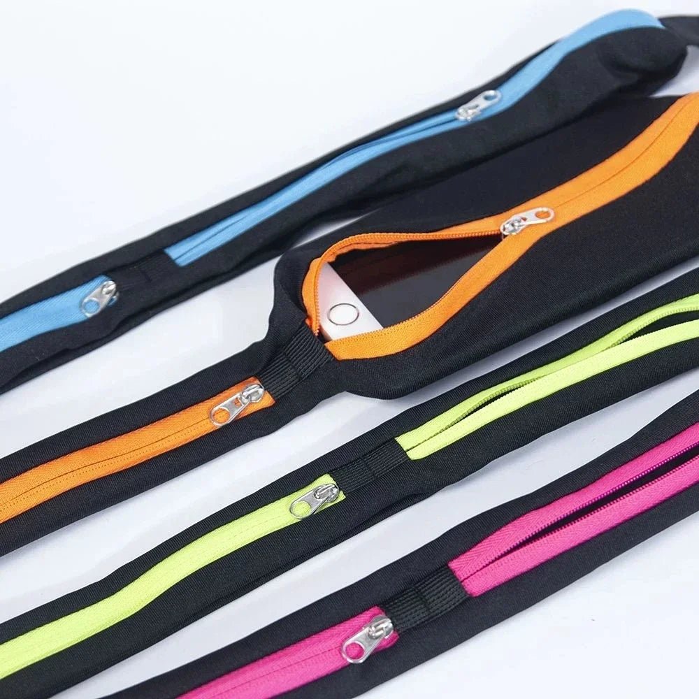 TrailGuard Adjustable Waterproof Running Waist Bag With Two Compartments
