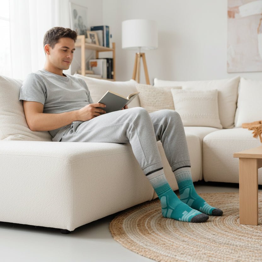 AeroStride atmungsaktive, gepolsterte Laufsocken gegen Blasen für Langstreckenläufer