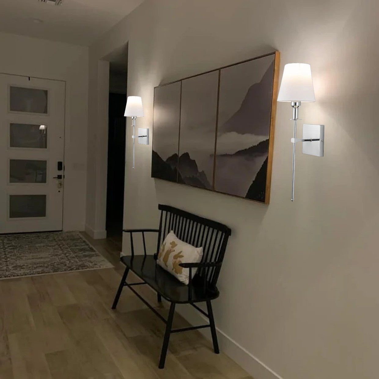 Cordless Rechargeable Wall Lamp Set for Ambient Lighting | Orntli