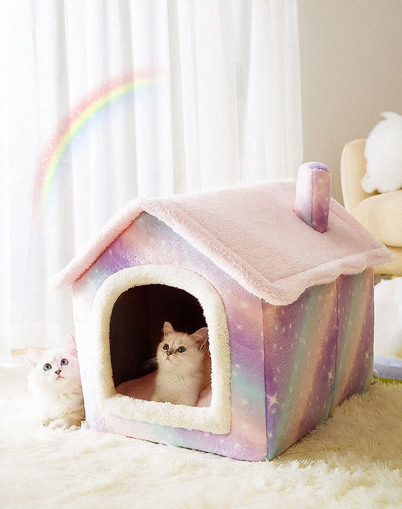 CozyNest Pet House For Small Dogs And Cats With Warmth And Security