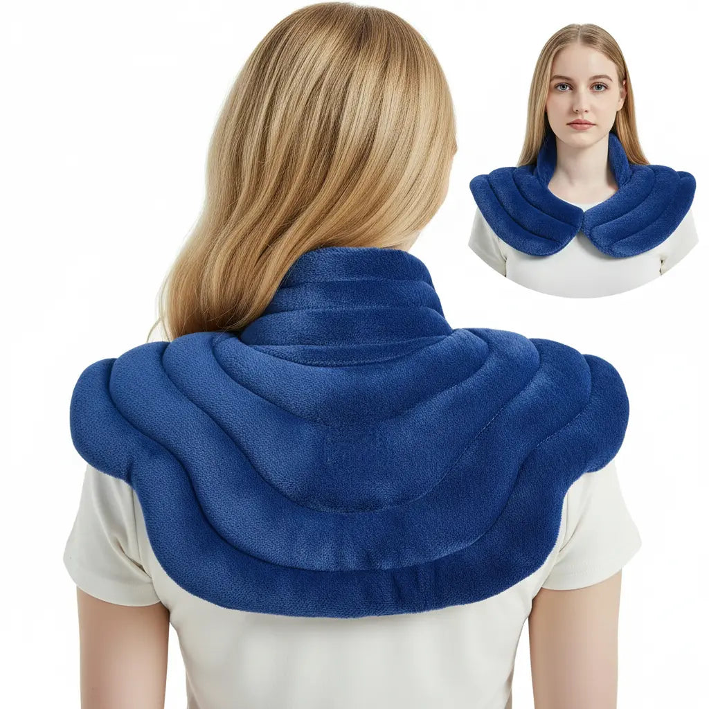 Relaxation Wrap | Neck Heating Pad with Microwavable Design & Weighted Comfort for Tension Relief 0