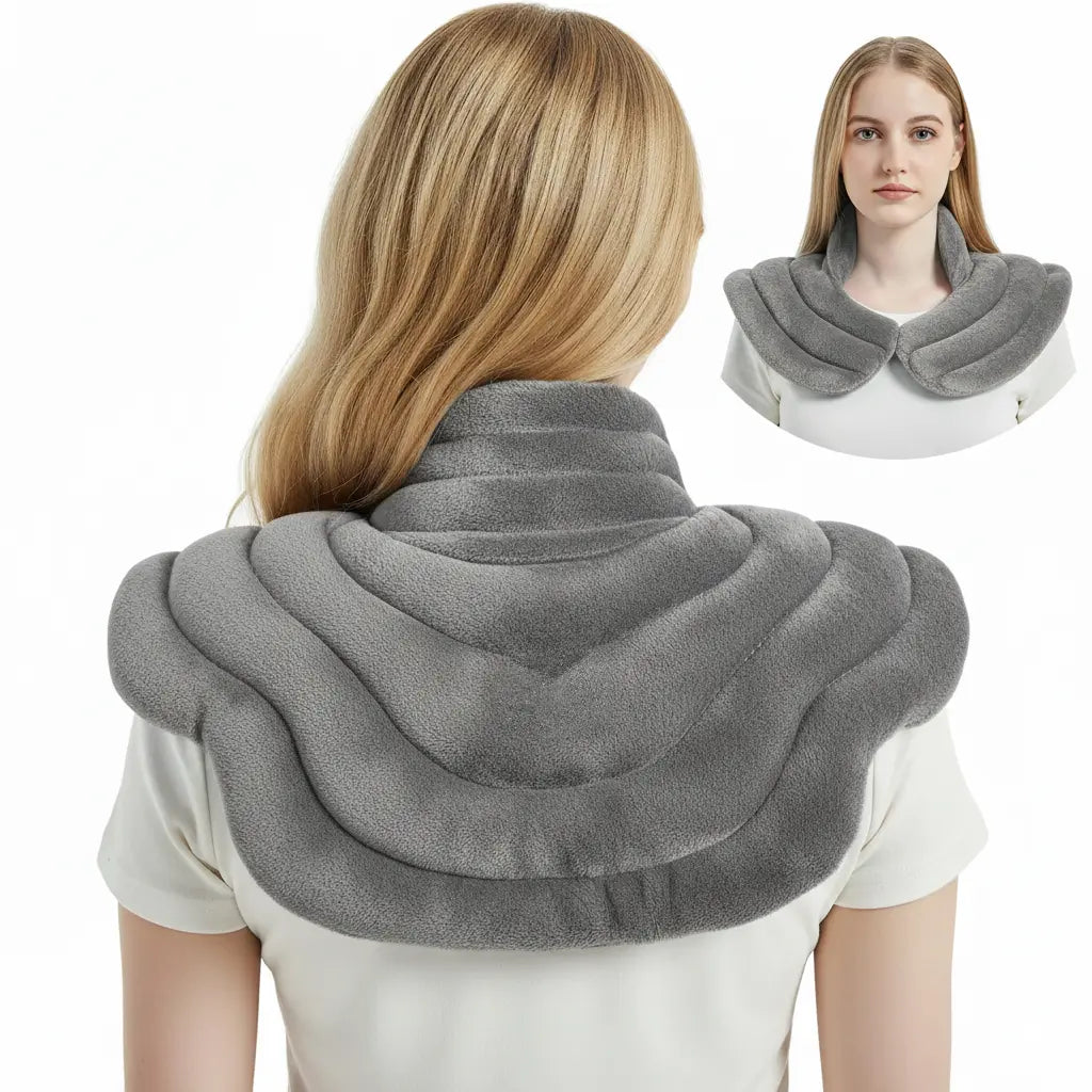 Relaxation Wrap | Neck Heating Pad with Microwavable Design & Weighted Comfort for Tension Relief 1