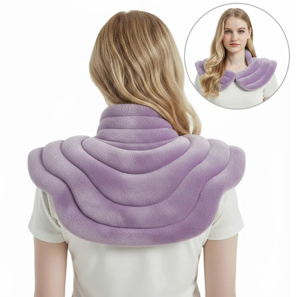 Relaxation Wrap | Neck Heating Pad with Microwavable Design & Weighted Comfort for Tension Relief 2