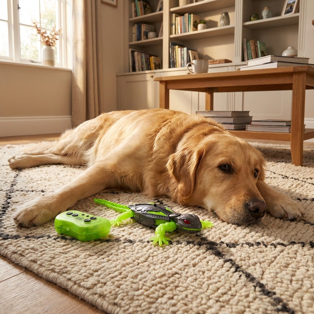 Gecko Dog Toy With Remote Control For Wall Climbing USB Rechargeable