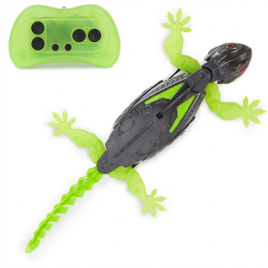 Gecko Dog Toy With Remote Control For Wall Climbing USB Rechargeable