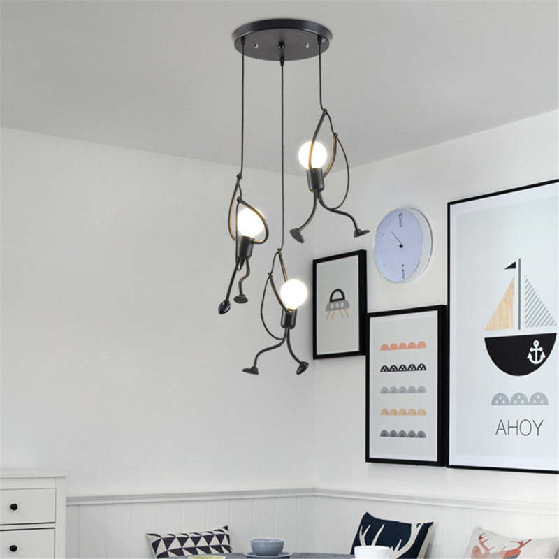 Vintaro Ironhero Pendelleuchte mit vintage-geometrischem Charme