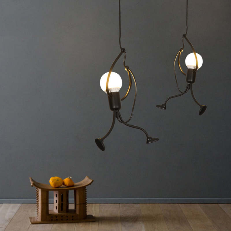 Vintaro Ironhero Pendelleuchte mit vintage-geometrischem Charme