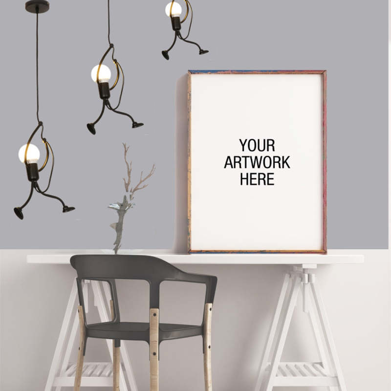 Vintaro Ironhero Pendelleuchte mit vintage-geometrischem Charme