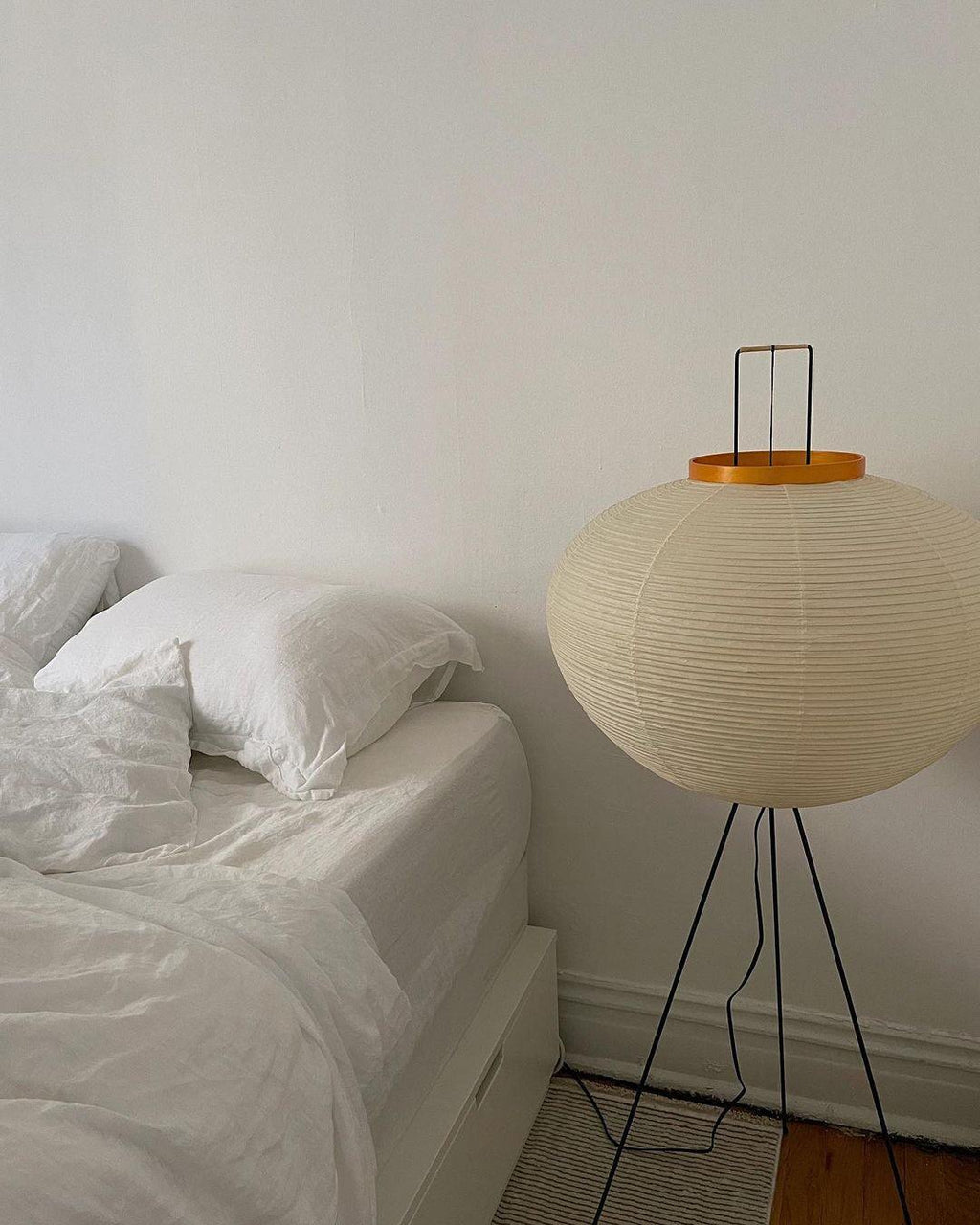 Hikaru Rispapir Gulvlampe Mykt Ambient Lys Minimalistisk