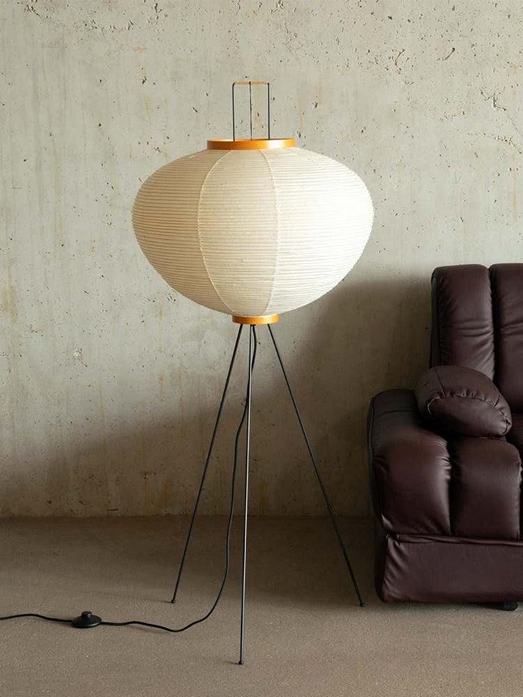 Hikaru Rispapir Gulvlampe Mykt Ambient Lys Minimalistisk