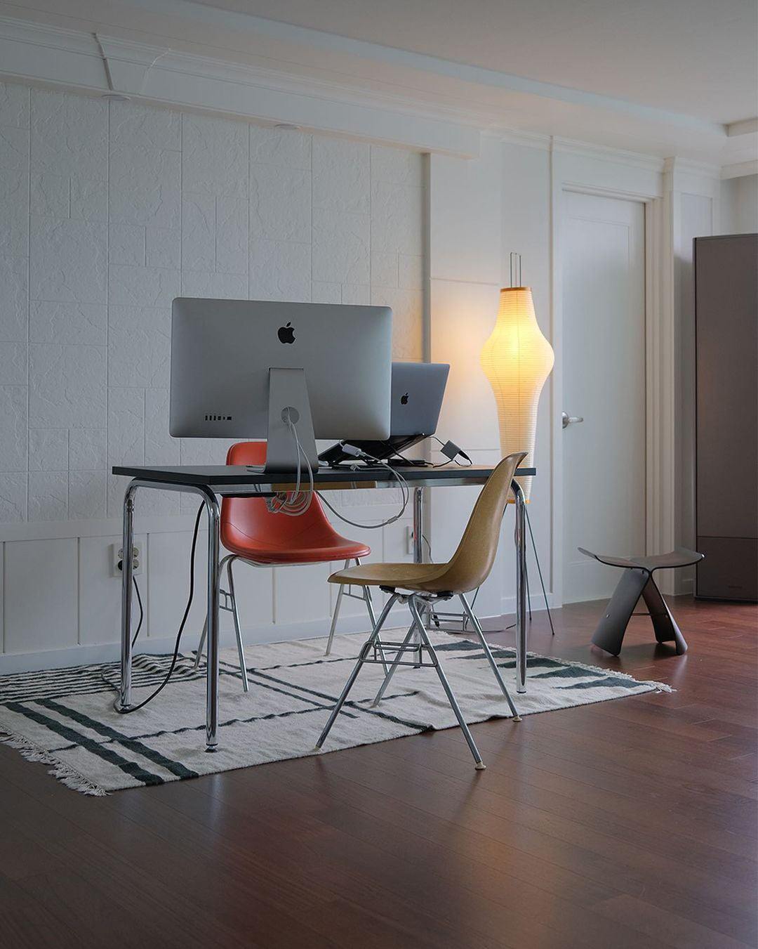 Hikaru Rispapir Gulvlampe Mykt Ambient Lys Minimalistisk