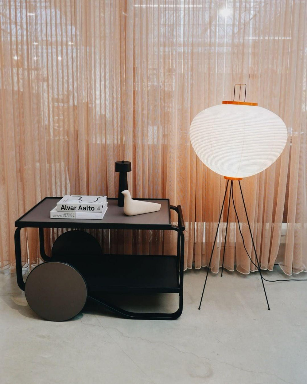Hikaru Rispapir Gulvlampe Mykt Ambient Lys Minimalistisk