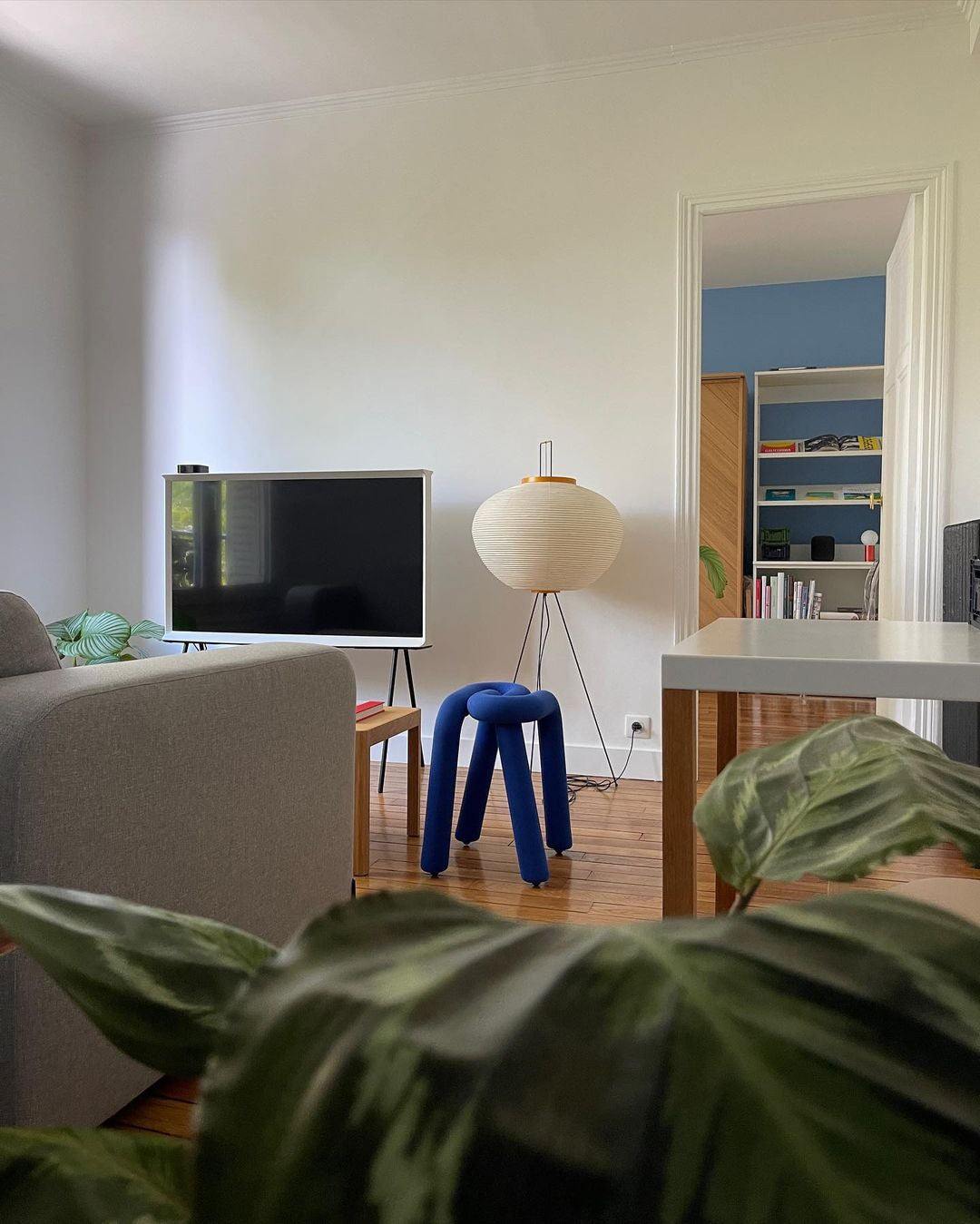 Hikaru Rispapir Gulvlampe Mykt Ambient Lys Minimalistisk