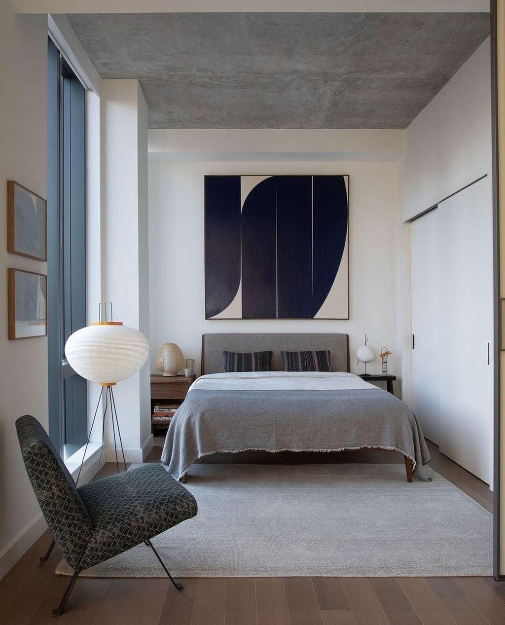 Hikaru Rispapir Gulvlampe Mykt Ambient Lys Minimalistisk