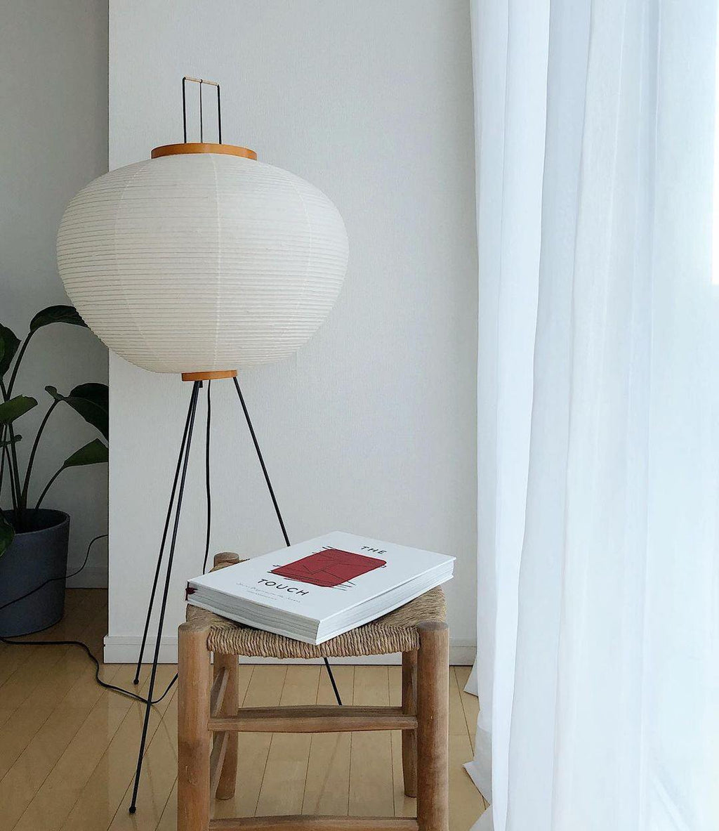 Hikaru Rispapir Gulvlampe Mykt Ambient Lys Minimalistisk