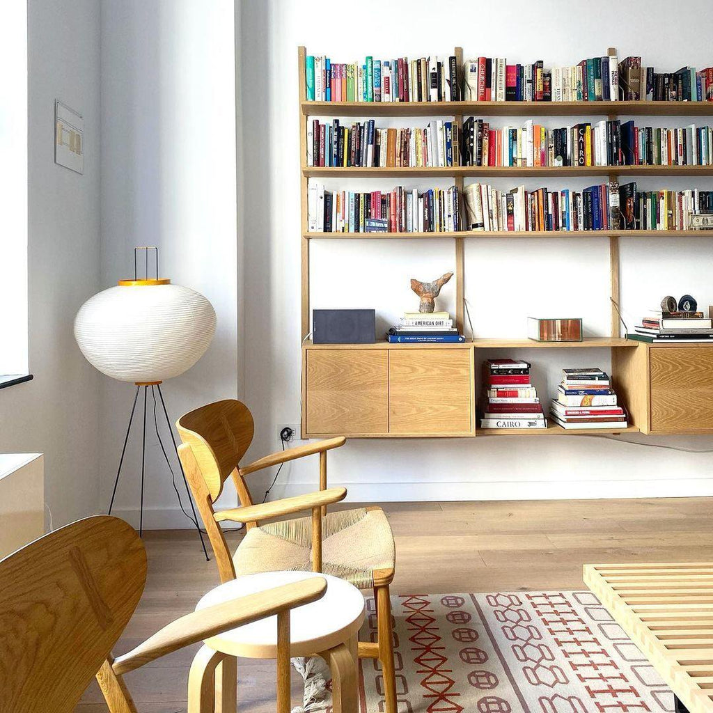 Hikaru Rispapir Gulvlampe Mykt Ambient Lys Minimalistisk
