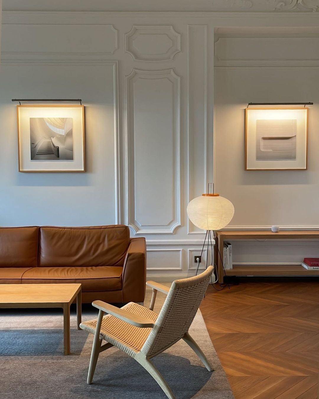 Hikaru Rispapir Gulvlampe Mykt Ambient Lys Minimalistisk