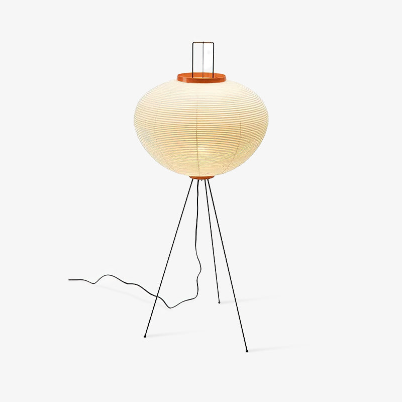 Hikaru Rispapir Gulvlampe Mykt Ambient Lys Minimalistisk