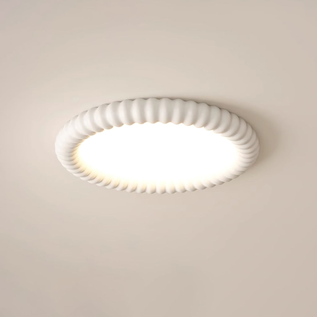 LumaWave Halo mennyezeti lámpa hullámos széllel és lágy fénnyel