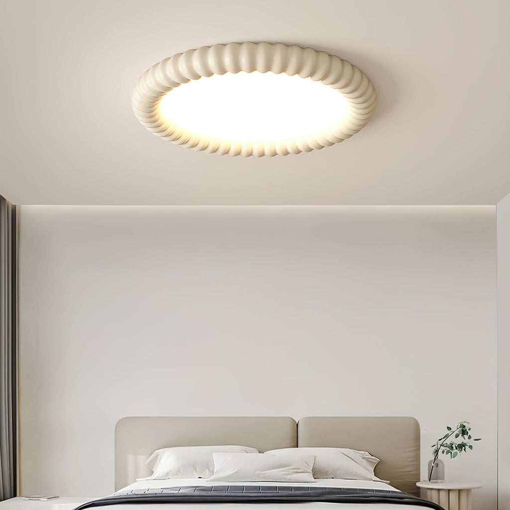 LumaWave Halo mennyezeti lámpa hullámos széllel és lágy fénnyel