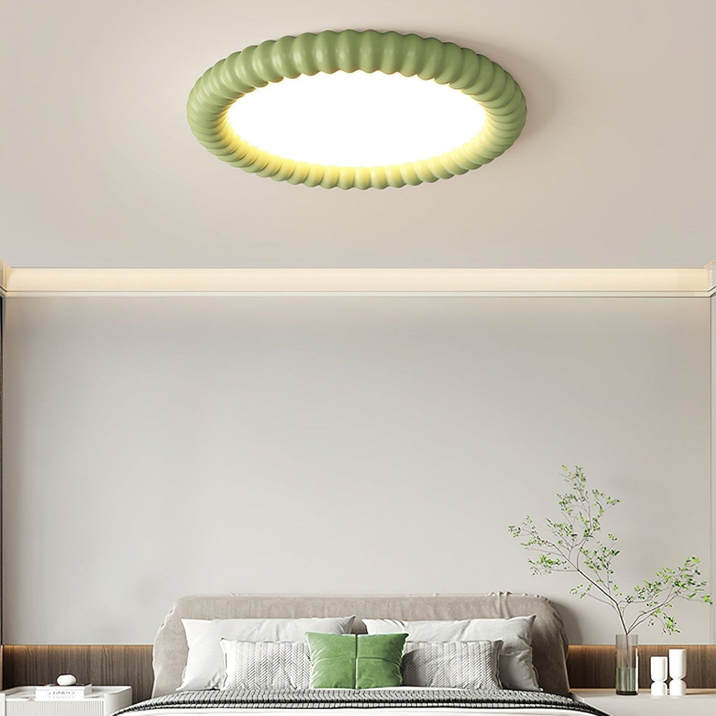 LumaWave Halo mennyezeti lámpa hullámos széllel és lágy fénnyel