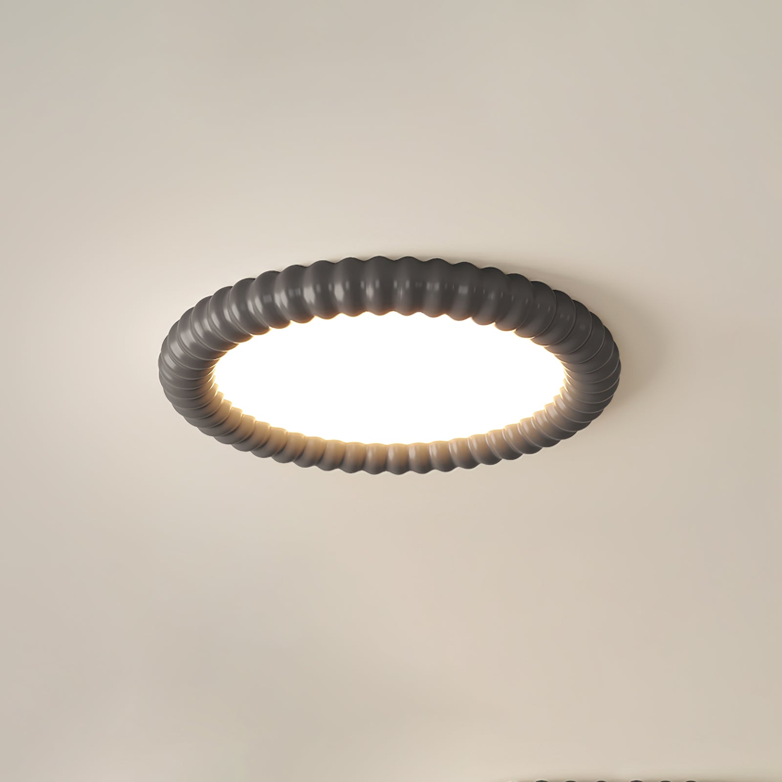LumaWave Halo mennyezeti lámpa hullámos széllel és lágy fénnyel